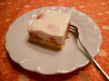 Himbeer-Joghurtschnitte - Rezept