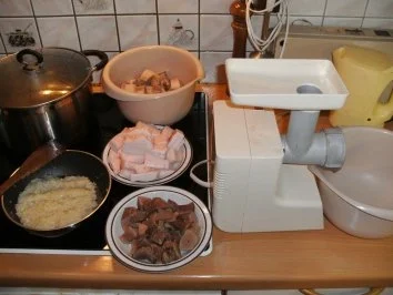 Rezept: Wursten: Lamm - Leberwurst - Variante 2 Bild Nr. 8 Wursten: Lamm - Leberwurst - Variante 2 - Rezept - Bild Nr. 8