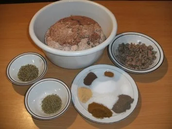 Rezept: Wursten: Lamm - Leberwurst - Variante 2 Bild Nr. 9 Wursten: Lamm - Leberwurst - Variante 2 - Rezept - Bild Nr. 9