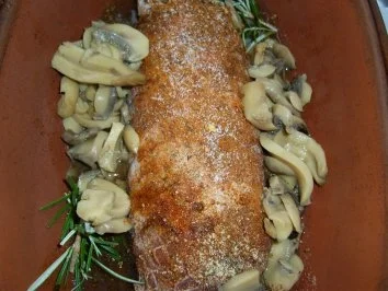 Rezept: Putenrollbraten aus dem Römertopf mit Bild Bild Nr. 7 Putenrollbraten aus dem Römertopf mit Bild - Rezept - Bild Nr. 7