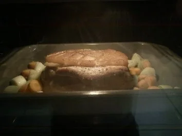 Unterländer Schinkenbraten vom Schwäbisch- Hällischen Landschwein - Rezept - Bild Nr. 2