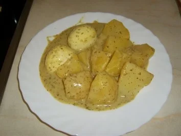 Eier in Senf-Dill-Soße mit Bild - Rezept