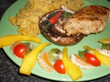 Rezept: Hühnerbrust auf Portobello.... Bild Nr. 9 Hühnerbrust auf Portobello.... - Rezept - Bild Nr. 9