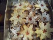 Gefüllte Himbeersterne - Rezept