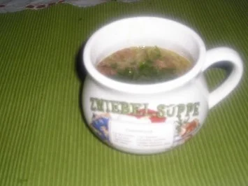 Zwiebelsuppe - Rezept