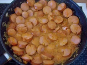 Kochen: Mein Bockwurst-Gulasch - Rezept - Bild Nr. 2