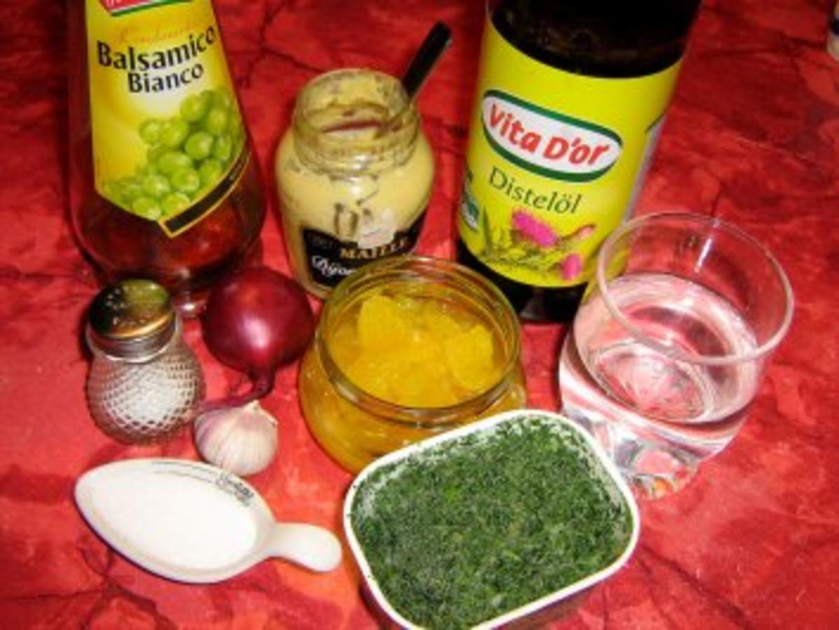 Heidschnuckenschinken mit fruchtigem Feldsalat - Rezept - Bild Nr. 2