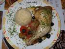 Zitronen - Kräuter - Hähnchen vom Blech - Rezept
