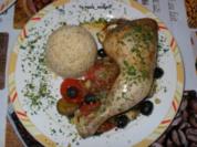 Zitronen - Kräuter - Hähnchen vom Blech - Rezept