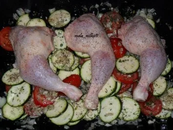 Zitronen - Kräuter - Hähnchen vom Blech - Rezept - Bild Nr. 4