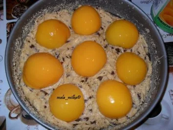 Pfirsichkuchen mit Schokostückchen - Rezept - Bild Nr. 4