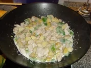 Rezept: Kartoffel-Paprikapfanne im Wok mit.. Kartoffel-Paprikapfanne im Wok mit.. - Rezept