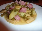 Fl/Schwein: Kasseler-Bohnenpfanne - Rezept