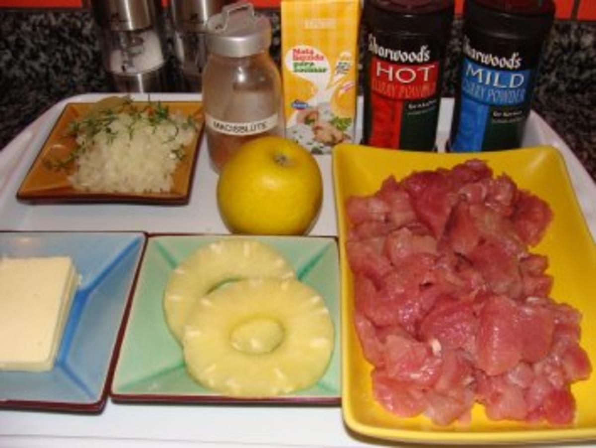 Sauce :  -Meine Curry -Sauce mit Apfel und Ananas- - Rezept - Bild Nr. 4