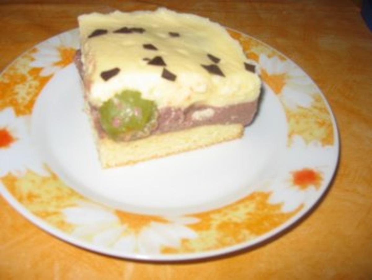 Pudding-Torte mit Trauben - Rezept - Bild Nr. 4