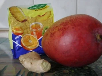 Rezept: Mango-Konfitüre mit Ingwer Bild Nr. 2 Mango-Konfitüre mit Ingwer - Rezept - Bild Nr. 2