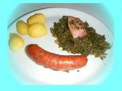 Frischer Grünkohl mit Mettwurst - Rezept
