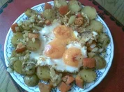 Rezept: Spiegeleier im Kartoffelkranz Spiegeleier im Kartoffelkranz - Rezept