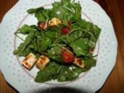 Ruccolasalat mit Feta und Datteltomaten - Rezept