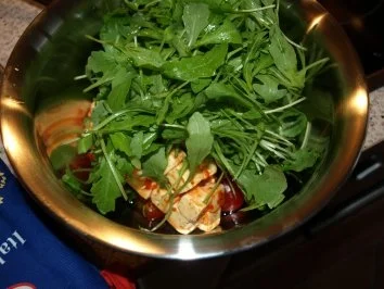 Rezept: Ruccolasalat mit Feta und Datteltomaten Bild Nr. 3 Ruccolasalat mit Feta und Datteltomaten - Rezept - Bild Nr. 3