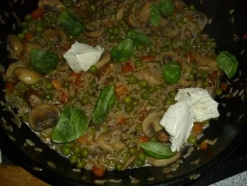 Rezept: Gemüse-Pilz-Risotto Bild Nr. 6 Gemüse-Pilz-Risotto - Rezept - Bild Nr. 6