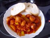 Wurstpfanne - Rezept