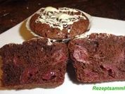 Muffin:   SCHOKO - CHILLI - KIRSCHEN - Rezept