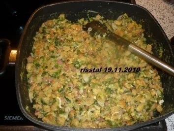 Grüne Krapfen  in Rinderbrühe - Rezept - Bild Nr. 6