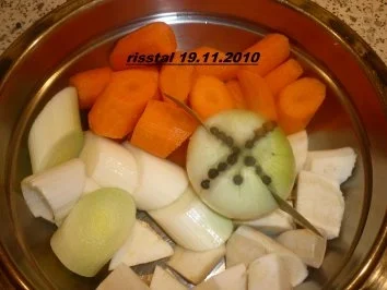 Leckere  Rinderknochenbrühe - Rezept - Bild Nr. 3