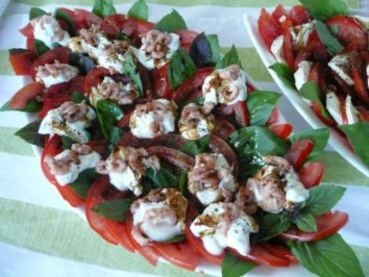 Bilder für SALAT / Tomaten & Flußkrebse /Tomaten & Ziegenfrischkäse - Rezept