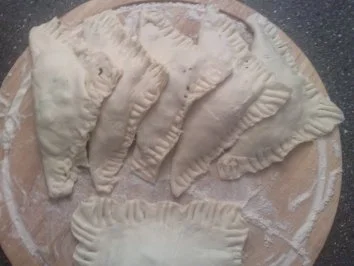 Teigtaschen mit Reisnudeln und Gemüse / Keine STERNEN vergeben bitte!!! - Rezept