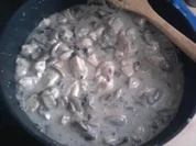 Hähnchen-Pilz Soße.... - Rezept
