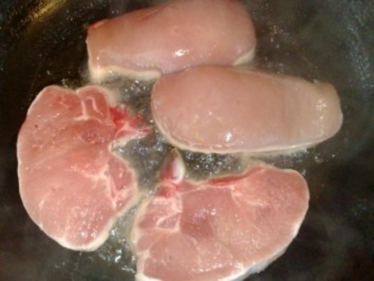 Schweinekotelett und Hähnchenbrust mit Kartoffelwürfel / Keine STERNEN vergeben bitte!!! - Rezept - Bild Nr. 2