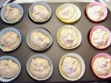 Backen: Lustige bunte Muffins - Rezept - Bild Nr. 3