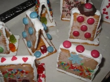 " Bunte Knusperhäuschen " - Rezept