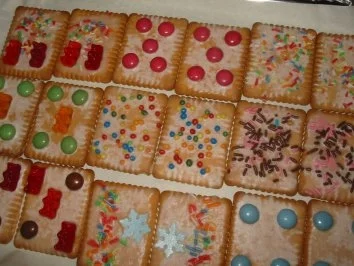 " Bunte Knusperhäuschen " - Rezept - Bild Nr. 2