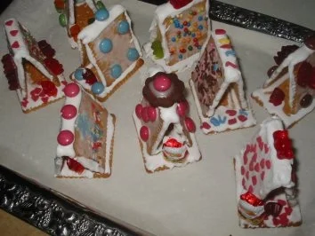 " Bunte Knusperhäuschen " - Rezept - Bild Nr. 4