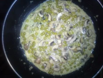 Pasta Funghi&Piselli - Rezept