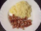 Kochen: Gebratene Fleischwurst mit Kartoffelpüree - Rezept