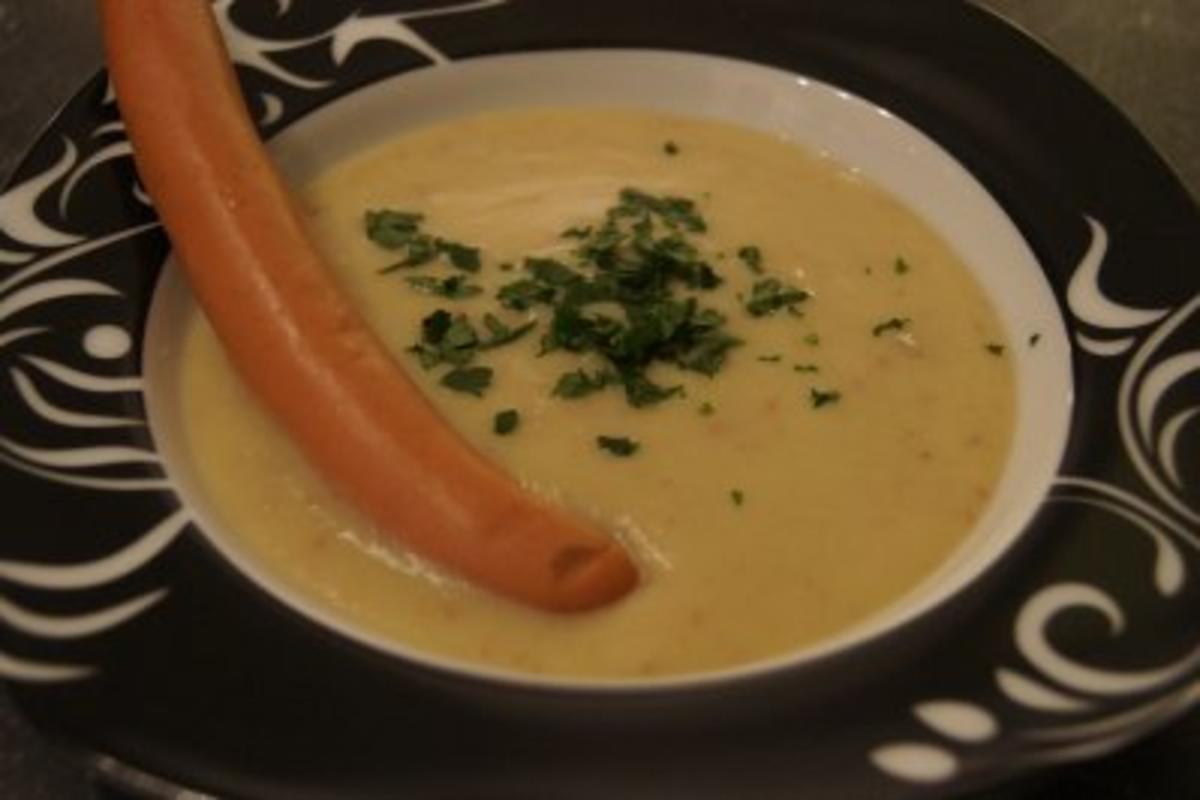 Kartoffel-Lauch-Käse Suppe - Rezept