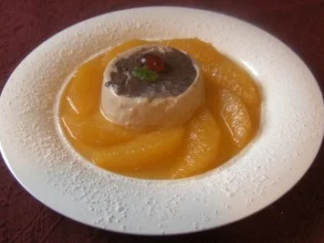 Zimt - Panna - Cotta an marinierten Orangenfilets - Rezept - Bild Nr. 2