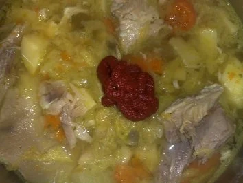 Rezept: Eintopf mit Eisbein und Chinakohl / Keine STERNEN vergeben bitte!!! Bild Nr. 7 Eintopf mit Eisbein und Chinakohl / Keine STERNEN vergeben bitte!!! - Rezept - Bild Nr. 7