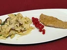 Scaloppine al Marsala mit hausgemachten Bandnudeln und Steinpilzen - Rezept