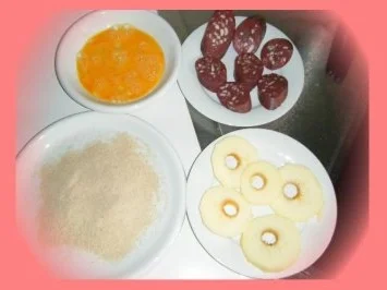 Rezept: Gebratene Blutwurst auf Apfelscheiben Bild Nr. 2 Gebratene Blutwurst auf Apfelscheiben - Rezept - Bild Nr. 2