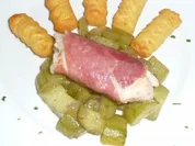 Schinken - Hühnerbruströllchen - Rezept