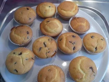 Rezept: Muffins mit Schokotröpfchen Muffins mit Schokotröpfchen - Rezept