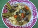 Süss-Saure -Kartoffelstücke - Rezept