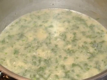 Kabeljau mit Blumenkohl und grüner Sauce - Rezept - Bild Nr. 4