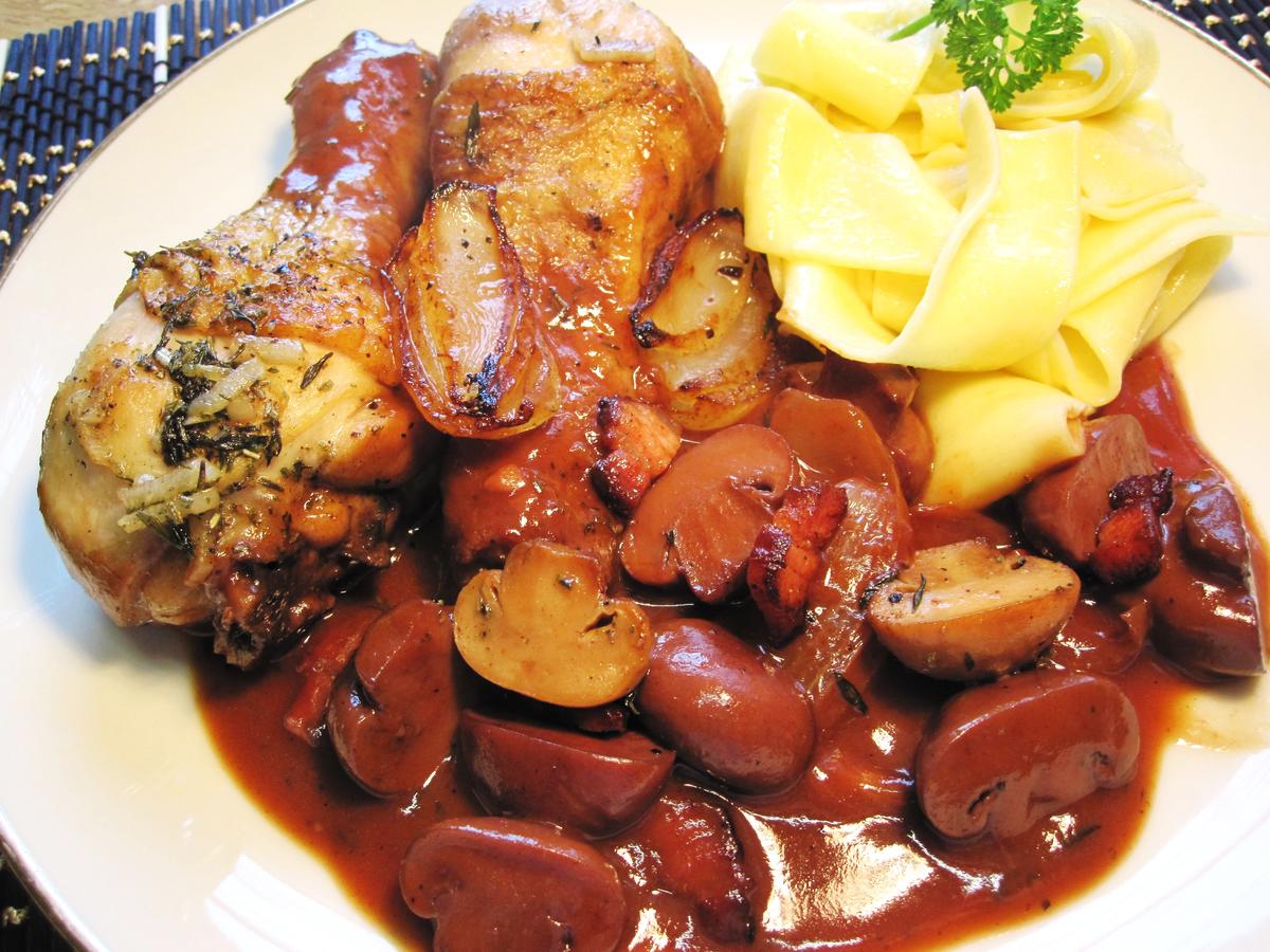 Coq au Vin für Wochentage ... - Rezept - Bild Nr. 3137