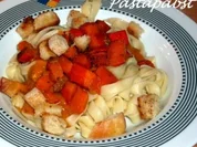 Tagliatelle mit Kürbis - Rezept